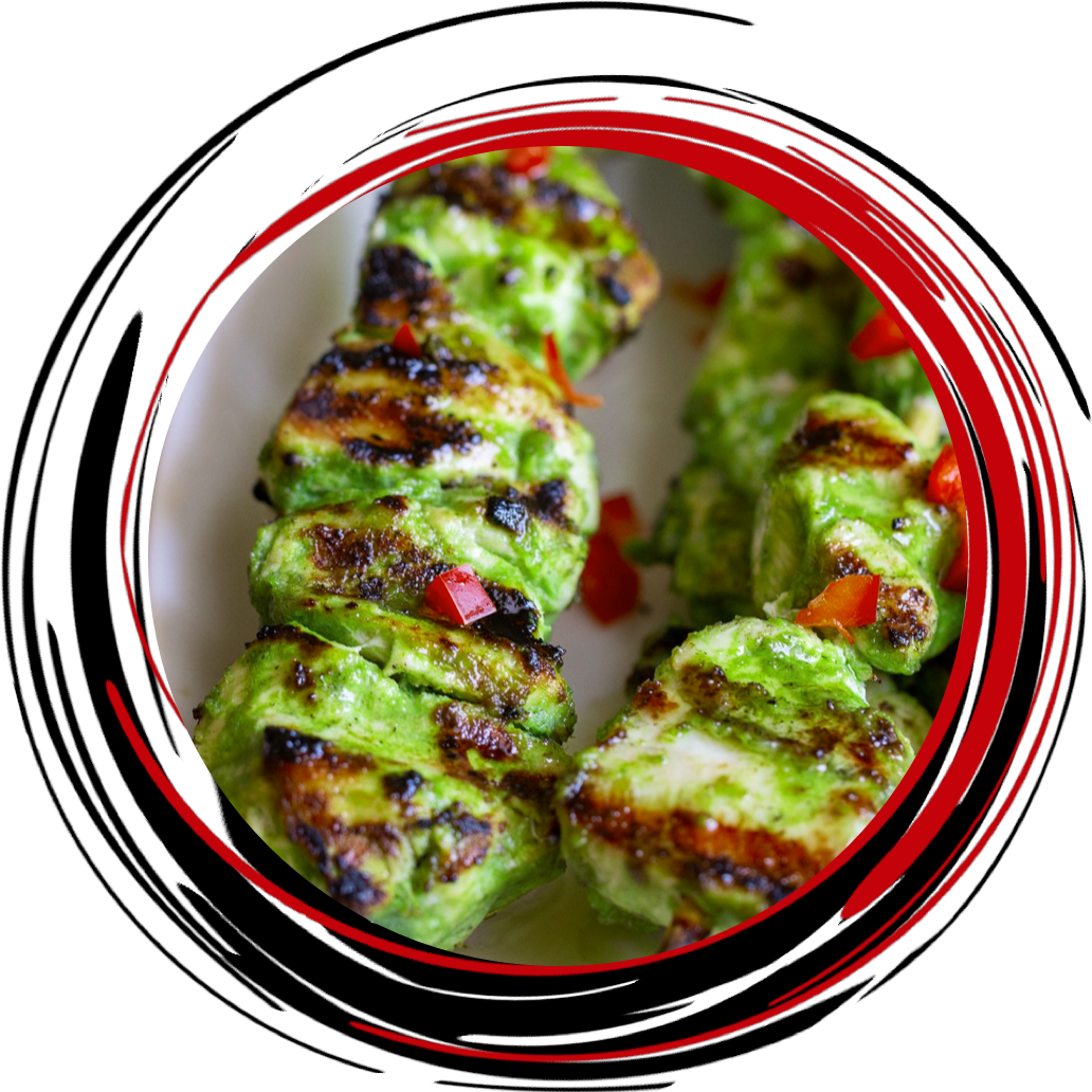 HARYALI CHICKEN TIKKA