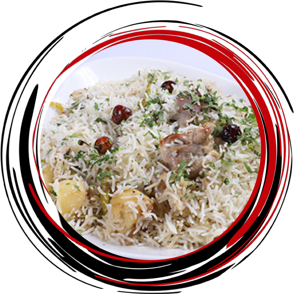 WHITE CHICKEN BIRYANI