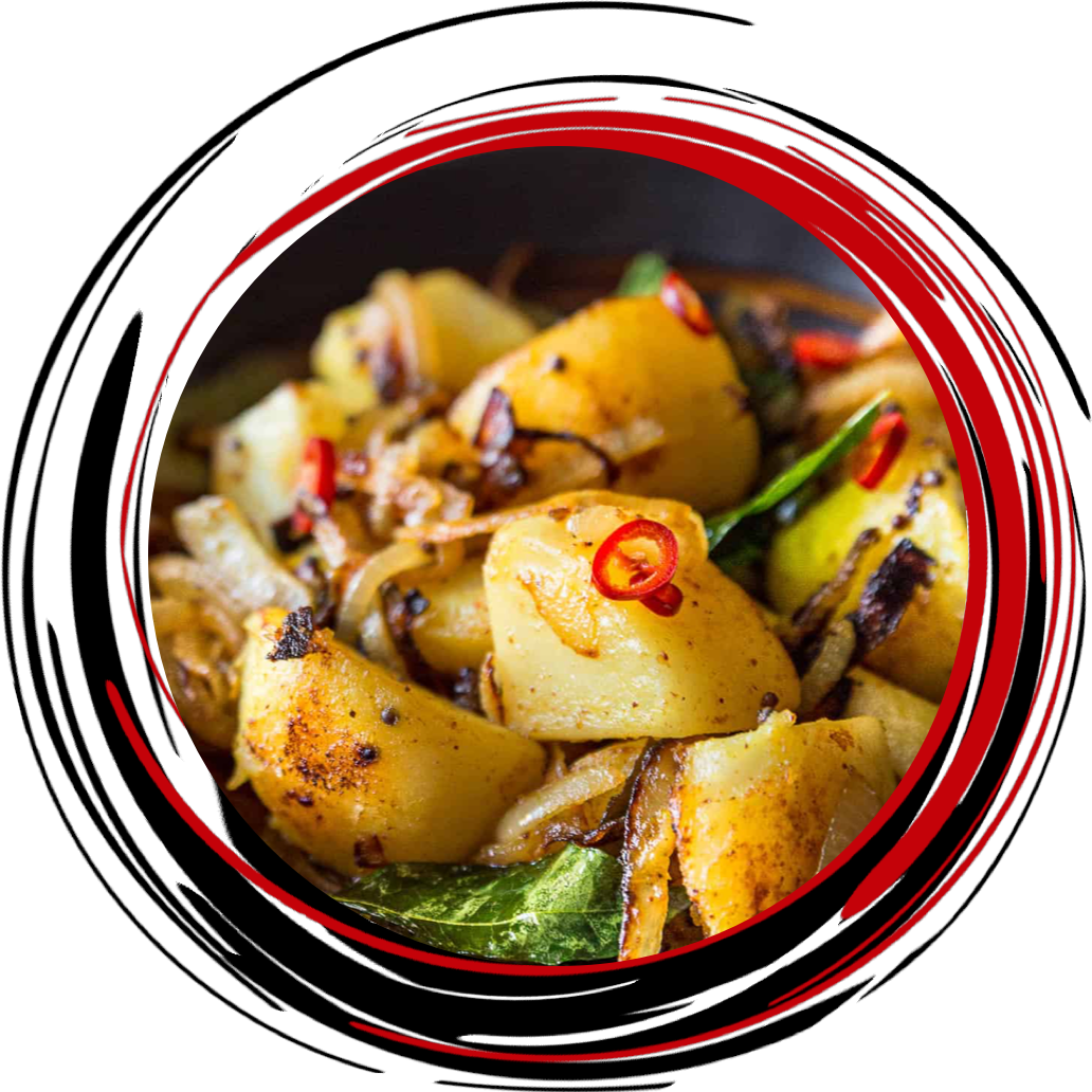 DEVILLED POTATOES (V)